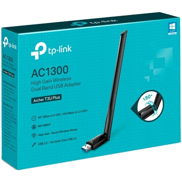 TP-Link Archer T3U Plus, WLAN-Adapter 2 TP-Link Archer T3U Plus, WLAN-Adapter – Bild 2
