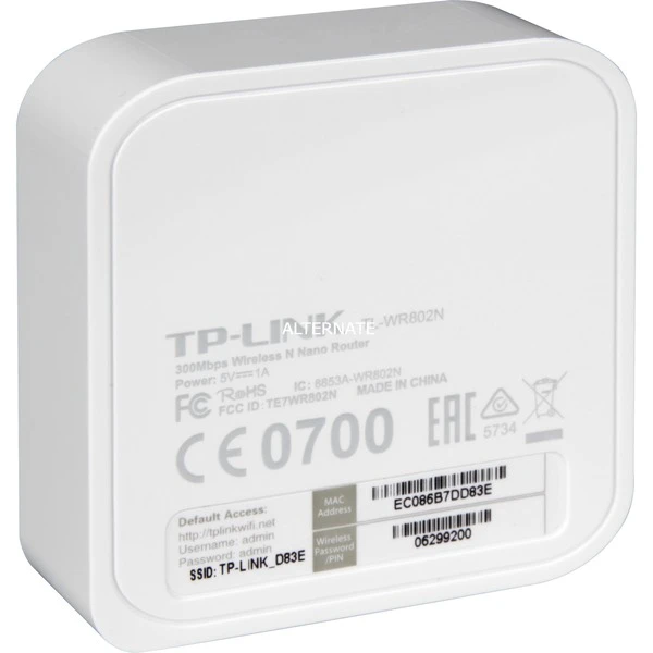 TP-Link TL-WR802N Nano, Router 2 TP-Link TL-WR802N Nano, Router – Bild 2