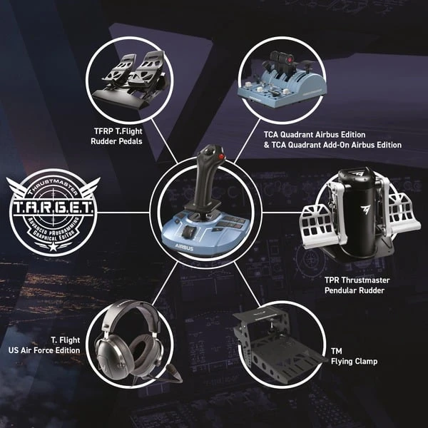 Thrustmaster TCA Sidestick X Airbus Edition, Joystick 10 Thrustmaster TCA Sidestick X Airbus Edition, Joystick – Bild 10