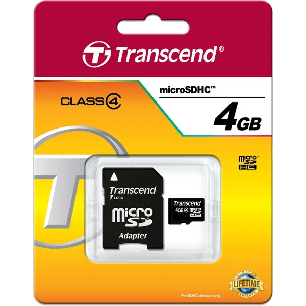 Transcend 4 GB MicroSDHC Class, Speicherkarte 2 Transcend 4 GB MicroSDHC Class, Speicherkarte – Bild 2