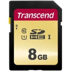 Transcend 500S 8 GB SDHC, Speicherkarte