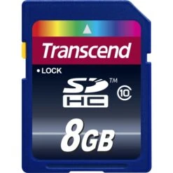 Transcend Secure Digital SDHC Card 8 GB, Speicherkarte