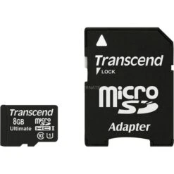 Transcend MicroSDHC Card 8 GB Ultra, Speicherkarte
