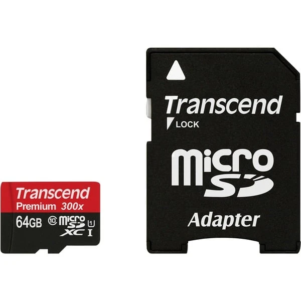 Transcend MicroSDXC Card 64 GB Premium, Speicherkarte 1 Transcend MicroSDXC Card 64 GB Premium, Speicherkarte