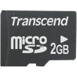 Transcend Micro Secure Digital Card 2 GB, Speicherkarte