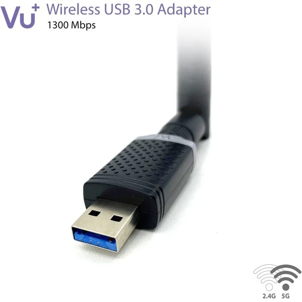 VU+ Dual Band Wireless USB 3.0 Adapter, WLAN-Adapter – Bild 3