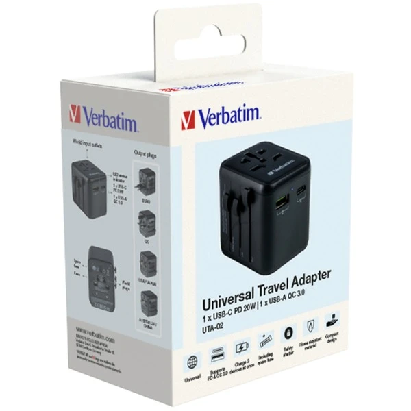 Verbatim Universal-Reiseadapter UTA-02, Reisestecker 5 Verbatim Universal-Reiseadapter UTA-02, Reisestecker – Bild 5
