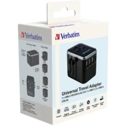 Verbatim Universal-Reiseadapter UTA-04, Reisestecker 10 Verbatim Universal-Reiseadapter UTA-04, Reisestecker -Digitu Computer Geschaft Verbatim Universal Reiseadapter UTA 04 Reisestecker@@100003225 3