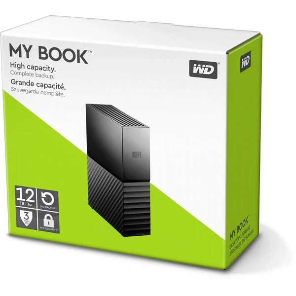 WD My Book 12 TB, Externe Festplatte 4 WD My Book 12 TB, Externe Festplatte – Bild 4