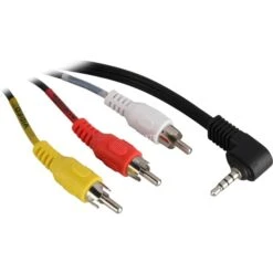 Goobay A/V-Kabel 3,5mm Klinke -> 3x Cinch