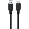Goobay USB 3.2 Gen 1 Kabel, USB-A Stecker > Micro-USB Stecker (Typ B)