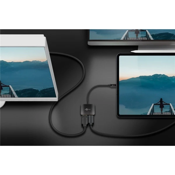 Goobay USB Adapter, USB-C Stecker > HDMI + DisplayPort Buchse 5 Goobay USB Adapter, USB-C Stecker > HDMI + DisplayPort Buchse – Bild 5