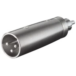 Goobay XLR Adapter, Cinch Stecker > XLR Stecker 3Pin